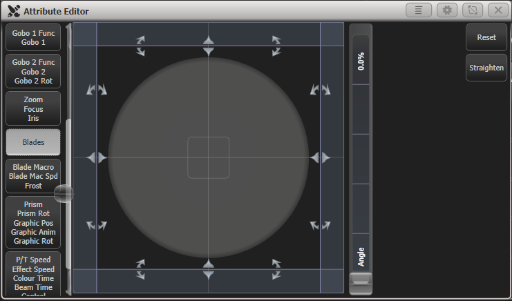 Attribute Editor - Blades