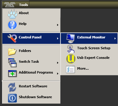 Tools Menu