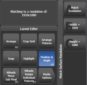 Match Surface Resolution in Layout Editor for mapping fixtures to Ai Video layers