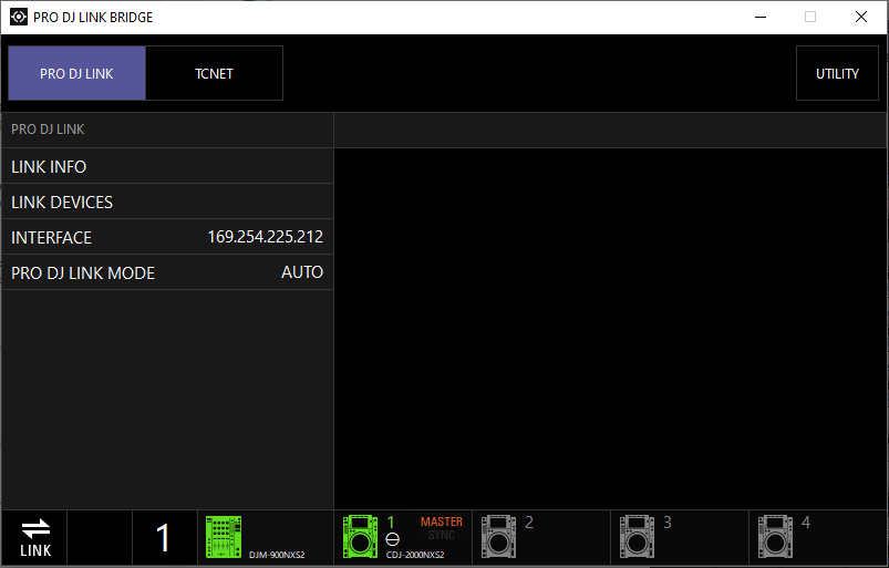 Pro-DJ link bridge command on shell menu