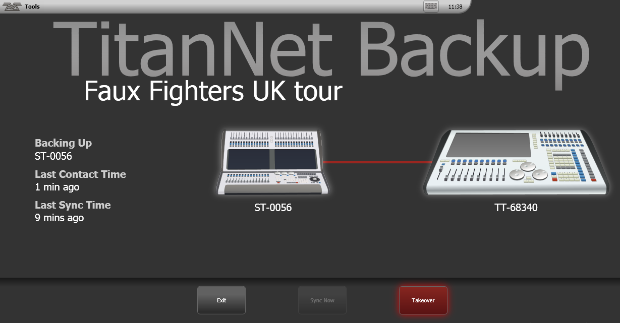 TitanNet Backup Faulted